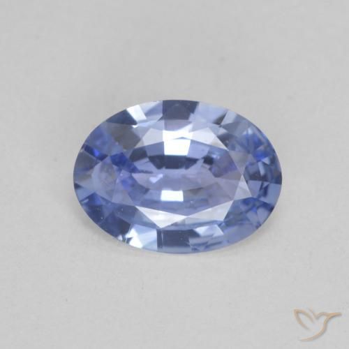 0.81ct 자연스러운 미디엄 네이비 블루 사파이어, 타원형, VVS-VS