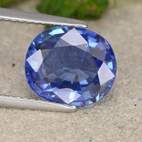 4.61ct 자연스러운 수레국화 블루 사파이어, 타원형, VS