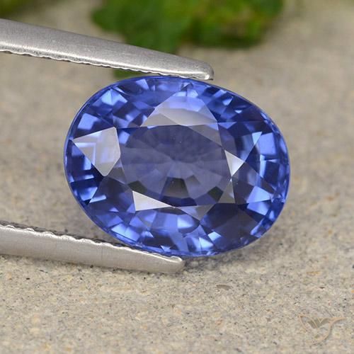 4.02ct 자연스러운 수레국화 블루 사파이어, 타원형, VS