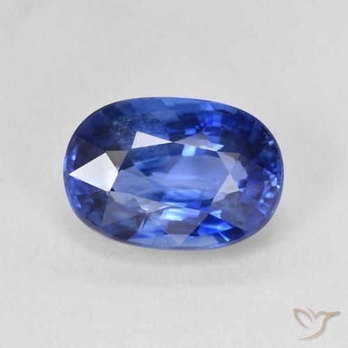 4.81ct 자연스러운 수레국화 블루 사파이어, 타원형, VS