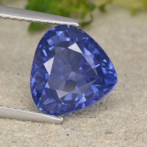 4.81ct 자연스러운 수레국화 블루 사파이어, 배 모양, VS