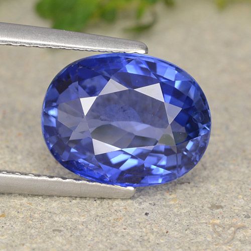 4.96ct 자연스러운 수레국화 블루 사파이어, 타원형, VS