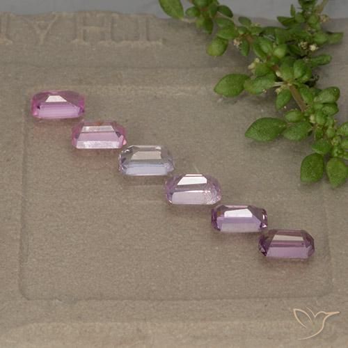 2.13캐럿 천연 다색 사파이어 보석, 옥타곤 / 에메랄드 컷, VS