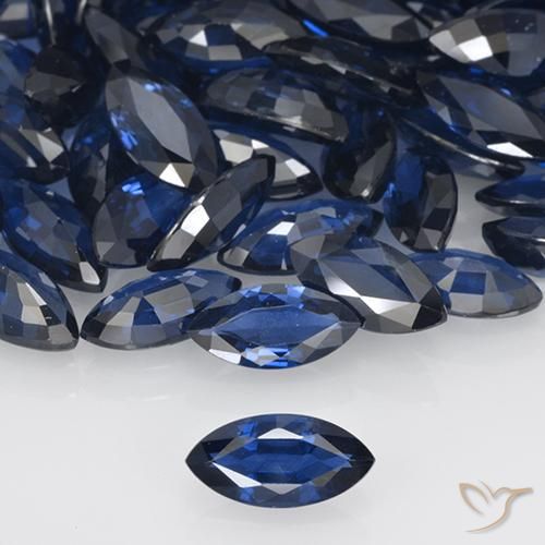 0.67ct 자연스러운 네이비 블루 사파이어, 보석, VVS-VS