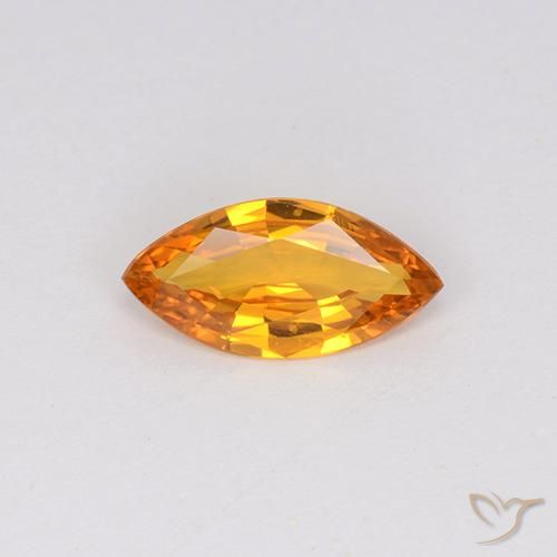 1.00ct 자연스러운 금 사파이어, 보석, VVS
