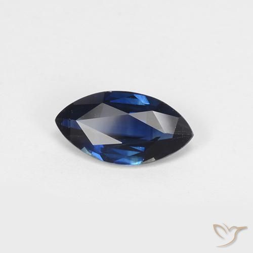 0.96ct 자연스러운 네이비 블루 사파이어, 보석, VVS-VS