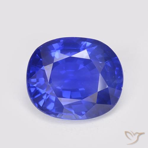 3.24ct 자연스러운 수레국화 블루 사파이어, 타원형, VS