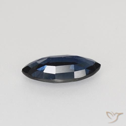 0.66캐럿 천연 자정 블루 사파이어, 보석, VVS-VS