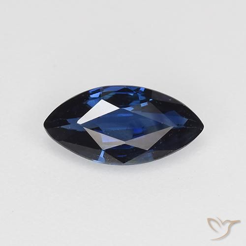 0.69ct 자연스러운 진한 파란색 사파이어, 보석, VVS-VS