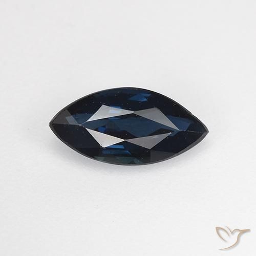0.64ct 자연스러운 진한 파란색 사파이어, 보석, VVS-VS