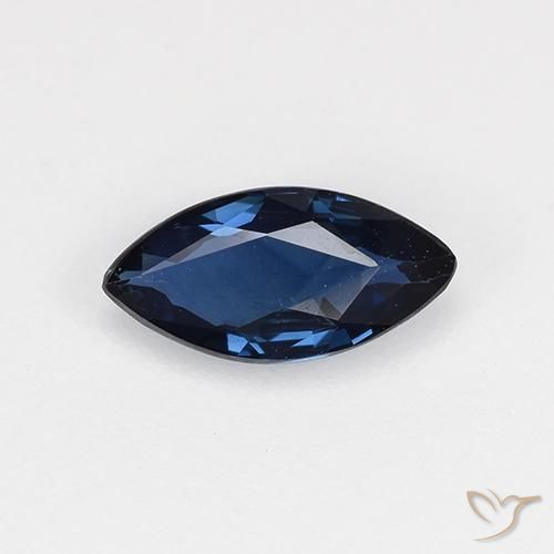 0.66ct 자연스러운 자정 블루 사파이어, 보석, VVS-VS