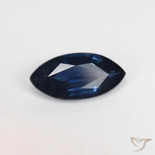 0.58캐럿 천연 트와일라잇 블루 사파이어, 보석, VVS-VS