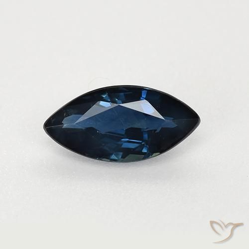 0.71ct 자연스러운 진한 파란색 사파이어, 보석, VVS-VS