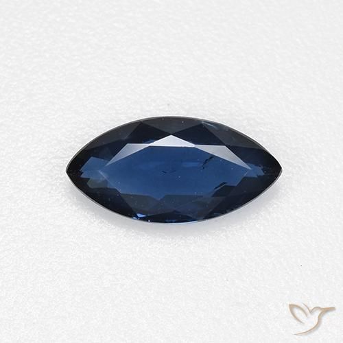 0.56ct 자연스러운 진한 파란색 사파이어, 보석, VVS-VS