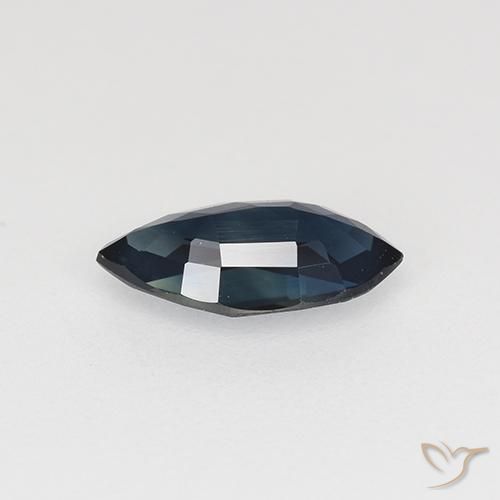 0.66캐럿 천연 자정 블루 사파이어, 보석, VVS-VS