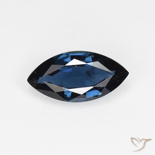 0.66ct 자연스러운 나이트 블루 사파이어, 보석, VVS-VS