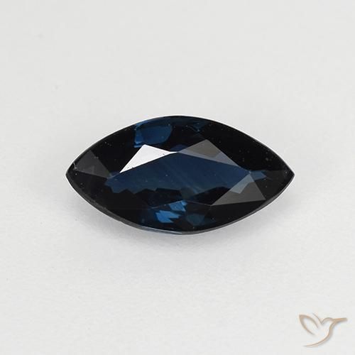 0.69ct 자연스러운 자정 블루 사파이어, 보석, VVS