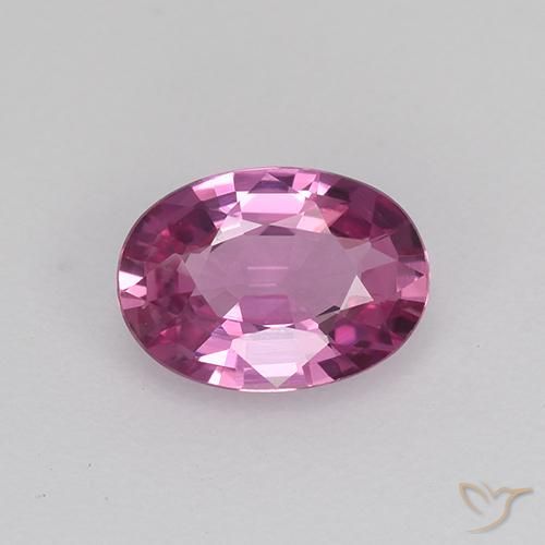 0.69ct 자연스러운 미디엄 퍼플 사파이어, 타원형, VVS