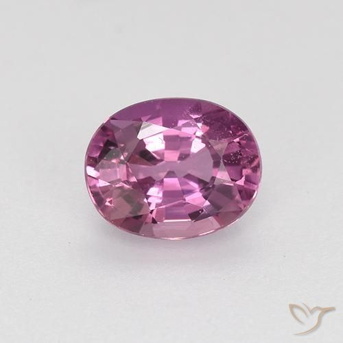 0.72ct 자연스러운 미디엄 퍼플 사파이어, 타원형, VVS-VS
