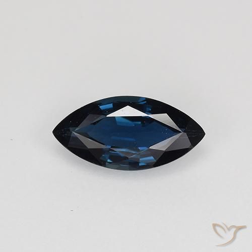 0.66ct 자연스러운 자정 블루 사파이어, 보석, VVS