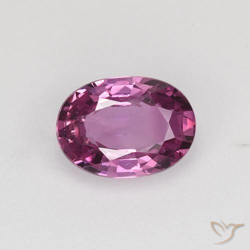 0.82ct 자연스러운 미디엄 퍼플 사파이어, 타원형, VVS-VS