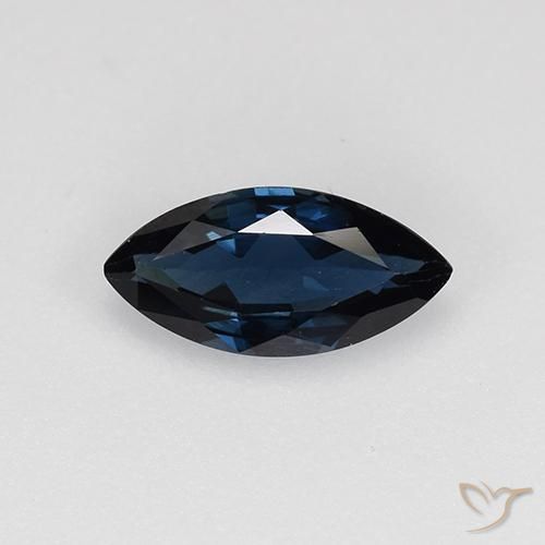 0.64ct 자연스러운 나이트 블루 사파이어, 보석, VVS-VS