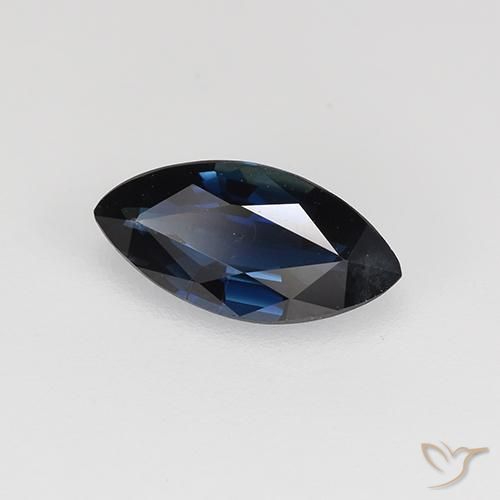 0.70캐럿 천연 진한 파란색 사파이어, 보석, VVS-VS