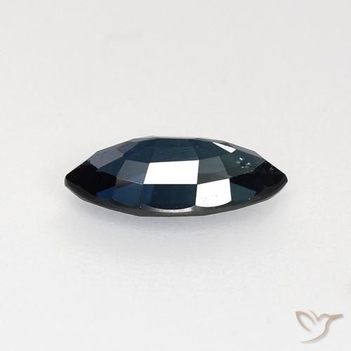 0.74캐럿 천연 나이트 블루 사파이어, 보석, VVS-VS
