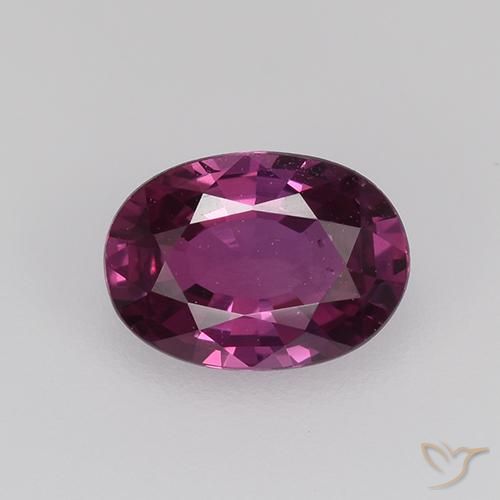 0.73ct 자연스러운 어두운 보라색 사파이어, 타원형, VVS-VS
