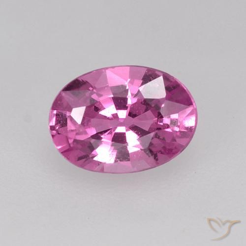 0.69ct 자연스러운 미디엄 퍼플 사파이어, 타원형, VVS-VS