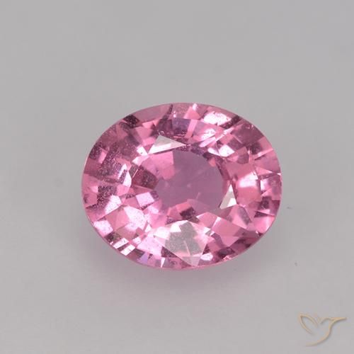 0.78ct 자연스러운 핫 핑크 사파이어, 타원형, VS