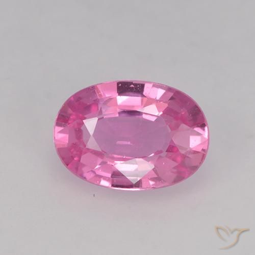 0.68ct 자연스러운 딥 핑크 사파이어, 타원형, VVS-VS