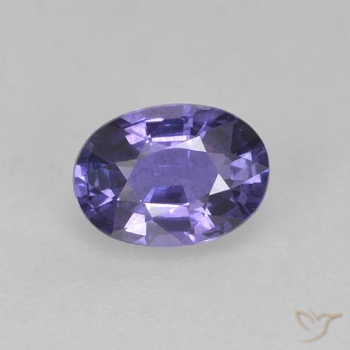 0.76ct 자연스러운 딥 바이올렛 사파이어, 타원형, VS