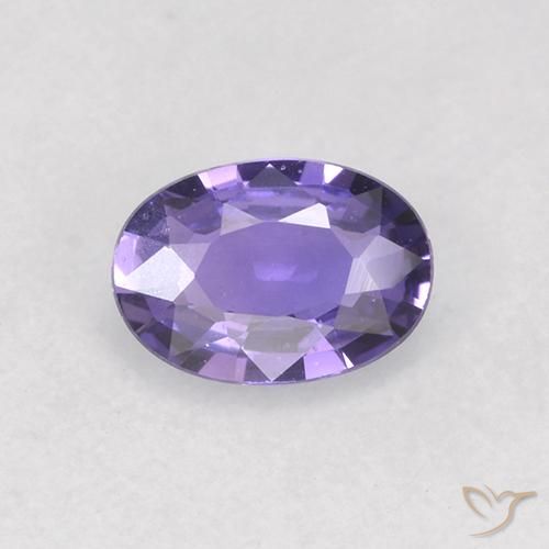 0.50ct 자연스러운 딥 바이올렛 사파이어, 타원형, VVS-VS
