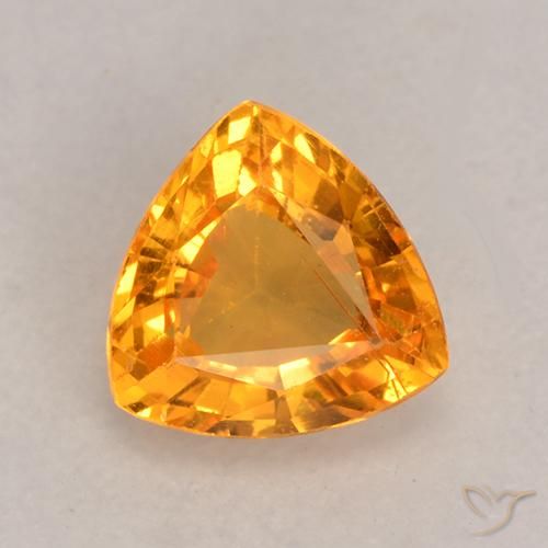 0.64ct 자연스러운 금 사파이어, 일조, VS