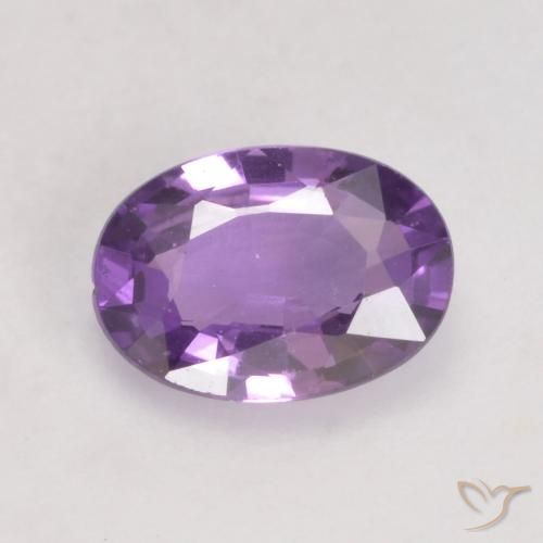 0.48ct 자연스러운 아이리스 바이올렛 사파이어, 타원형, VS
