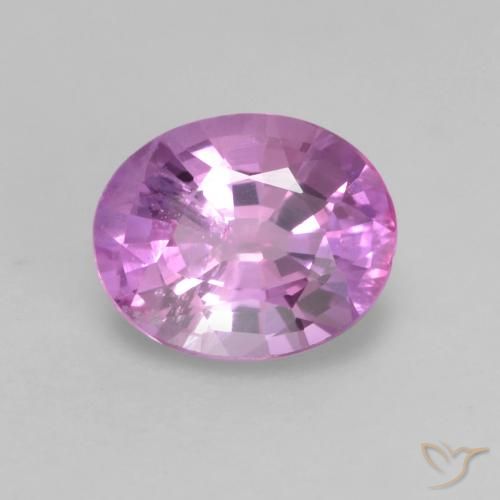 0.53ct 자연스러운 미디엄 퍼플 사파이어, 타원형, VS
