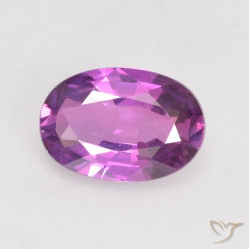 0.54ct 자연스러운 일렉트릭 퍼플 사파이어, 타원형, VVS-VS