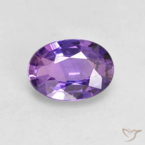 0.51ct 자연스러운 핑크 바이올렛 사파이어, 타원형, VS