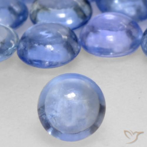 0.23ct 자연스러운 베이비 블루 사파이어, 둥근, 투명한