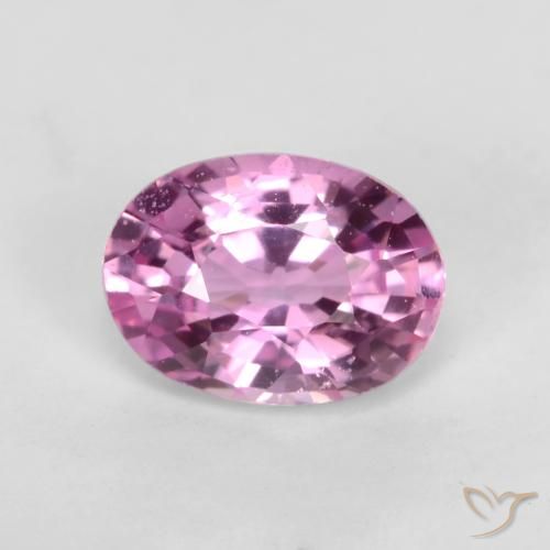 0.83ct 자연스러운 분홍빛이 도는 보라색 사파이어, 타원형, VVS-VS