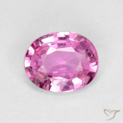 0.43ct 자연스러운 미디엄 퍼플 사파이어, 타원형, VS