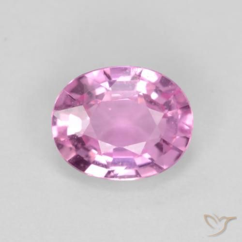 0.47ct 자연스러운 퍼플 핑크 사파이어, 타원형, VS