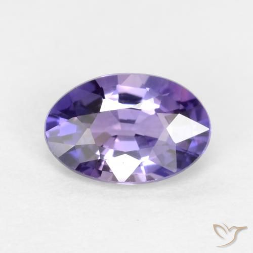 0.53ct 자연스러운 딥 퍼플 사파이어, 타원형, VVS-VS