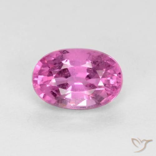 0.62ct 자연스러운 퍼플 핑크 사파이어, 타원형, VS