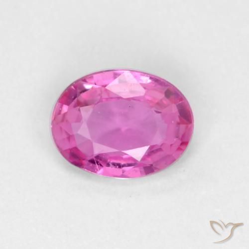 0.32ct 자연스러운 미디엄 퍼플 사파이어, 타원형, VS