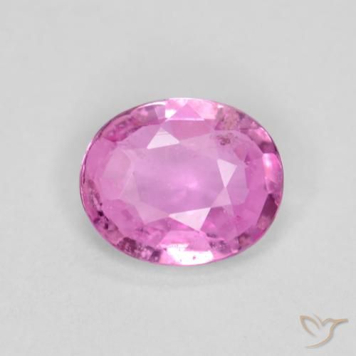 0.33ct 자연스러운 미디엄 퍼플 사파이어, 타원형, VS-SI