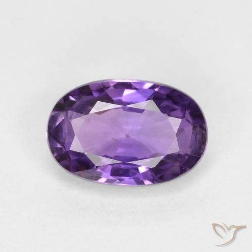 0.47ct 자연스러운 핑크 바이올렛 사파이어, 타원형, VS