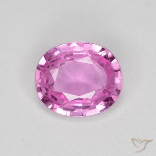 0.63ct 자연스러운 퍼플 핑크 사파이어, 타원형, VS