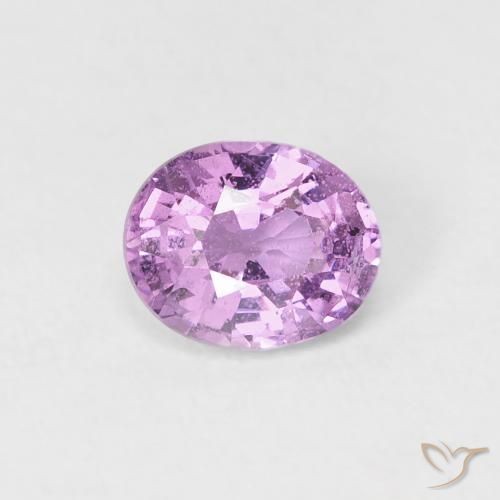0.64ct 자연스러운 바이올렛 퍼플 사파이어, 타원형, VS-SI